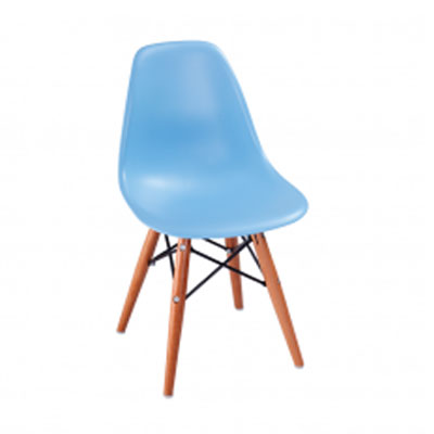 Scaun din plastic pentru copii Eames, PC-0117WB