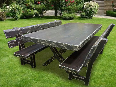 Masa pentru grădină din lemn