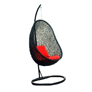 Fotoliu suspendat rattan natural Swing Egg