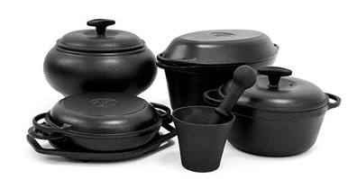 Vase de gatit din fonta